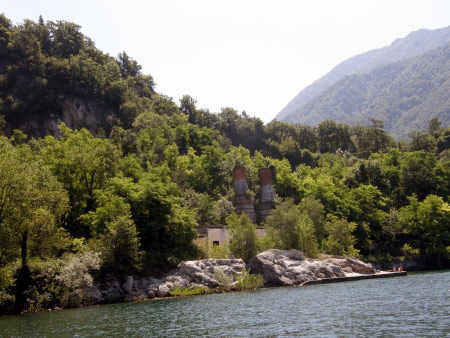 Strand Castelveccana Lago Maggiore